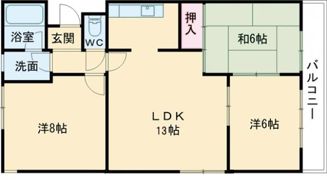 姪浜ケイワンホームズの間取り画像