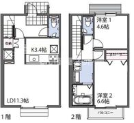 テラスクアトロの間取り画像