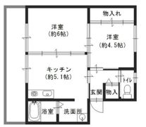 ヴィラナリー長尾 2号棟の間取り画像