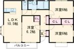 サニーヤードS 参番館の間取り画像