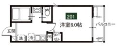 メルディア淵野辺Ⅱの間取り画像