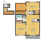 Lacine王寺 Lcourtの間取り画像