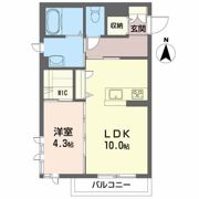 サザンシティ・クオレールの間取り画像