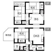 六条町戸建の間取り画像