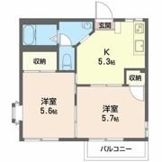 コンフォートハイツ Aの間取り画像