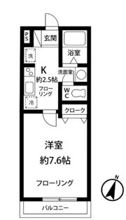 プレシアの間取り画像