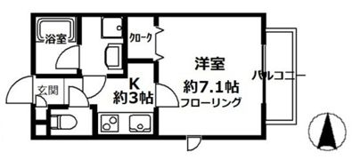 第二ニューツルミメゾンの間取り画像
