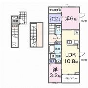 ラポールⅢの間取り画像
