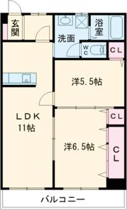 第二松原マンションの間取り画像