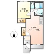 ベルネージュの間取り画像