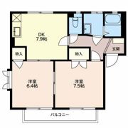 ディアスキタコー Cの間取り画像