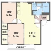 プラフォレメゾン Bの間取り画像
