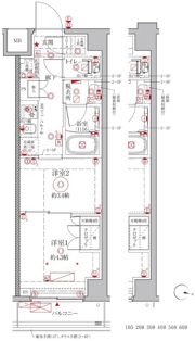 クレイシアIDZ幡ヶ谷の間取り画像