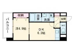 サムティ熊本駅南の間取り画像
