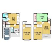 橿原市中町戸建の間取り画像