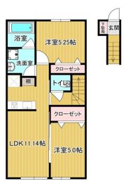 メゾン・ルミエールⅠの間取り画像