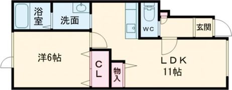 YSハイツの間取り画像