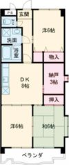 杉浦マンションの間取り画像