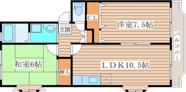 EXSTAGE Cの間取り画像