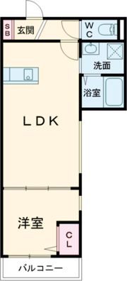 リーヴェ恵我之の間取り画像