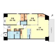 EQUAL諸岡の間取り画像