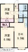 フロントスクエアーの間取り画像
