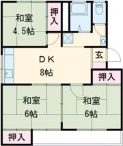 アネシスクオーレⅡの間取り画像