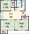 アネシスクオーレⅡの間取り画像