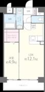 シャルマン土井Ⅱの間取り画像