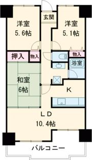 アミル21・パンジー館の間取り画像