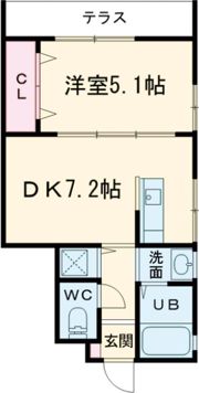 リブエール水田の間取り画像