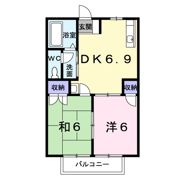 コーポ秋田Bの間取り画像