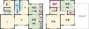 東山2丁目48番貸家の間取り画像