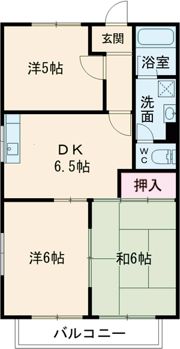 ハイステップ花田C棟の間取り画像