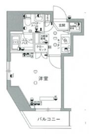 スカイコート四谷の間取り画像