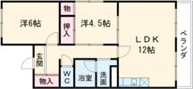 喜多山ハイツの間取り画像