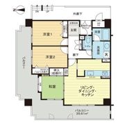 ライオンズステージ浦添壱番館の間取り画像