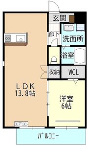 エミネンスⅢの間取り画像