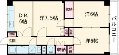 コンフォート ヴィアーレの間取り画像