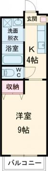 ヒルゲート利平治の間取り画像