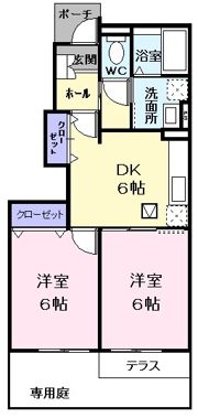 ベルパレスⅢの間取り画像