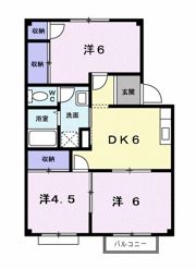 エルディム福田の間取り画像