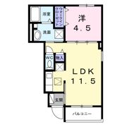 ピアッツァ川崎 Ⅰの間取り画像