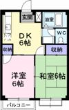 ハイツおおいしの間取り画像