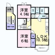 メゾンドフルールの間取り画像