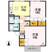 ライブリーパーク高橋 Aの間取り画像