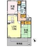 ボヌール Bの間取り画像