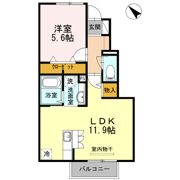 フラワーヒルズ藤の間取り画像