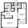 Lunon Sapporo Sta．の間取り画像