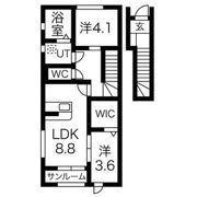 ピュールA棟の間取り画像